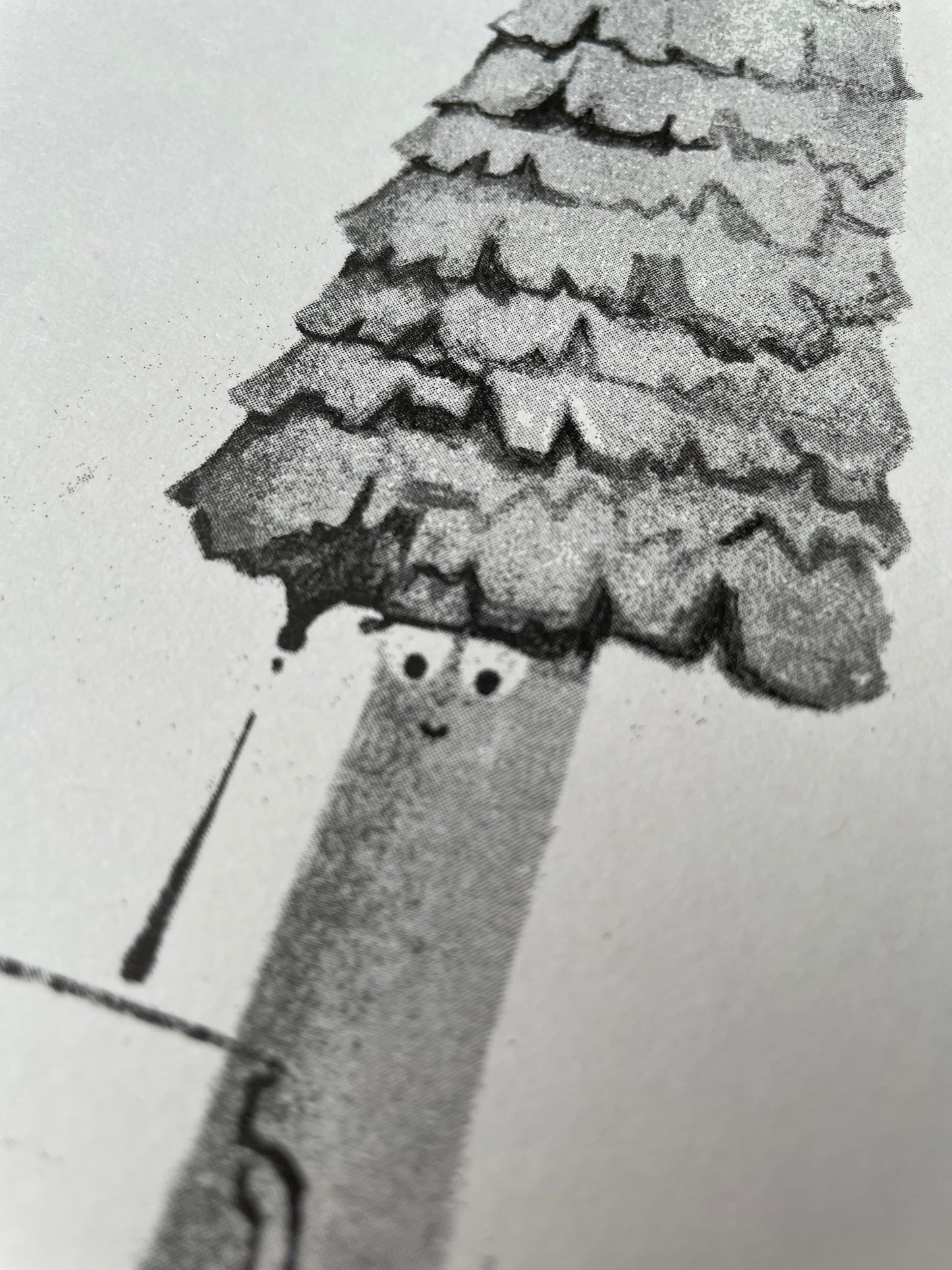 ‘Shaggy Inkcap’ A5 Risograph Print
