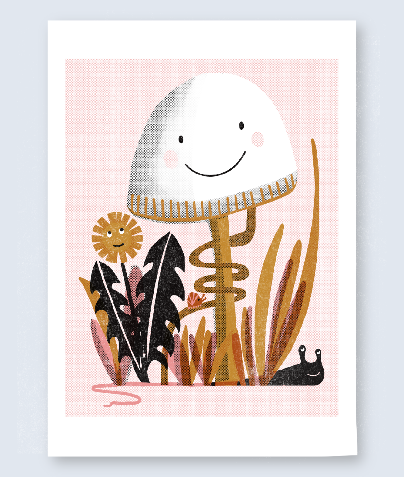 ‘Peabug Adventures’ A3 Risograph Print