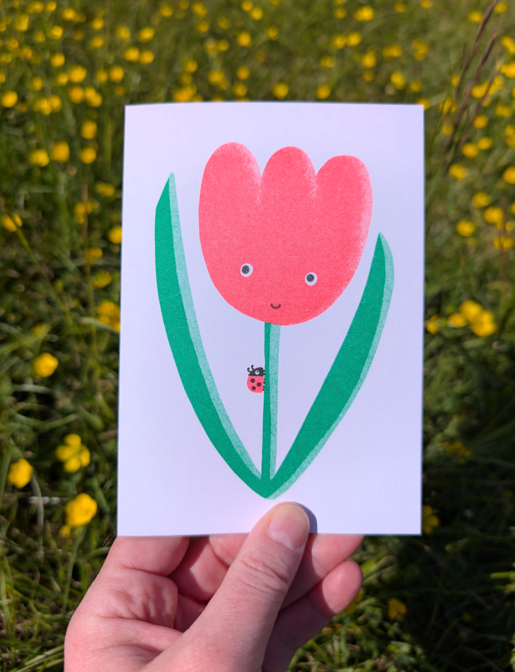 Tulip Greetings Card