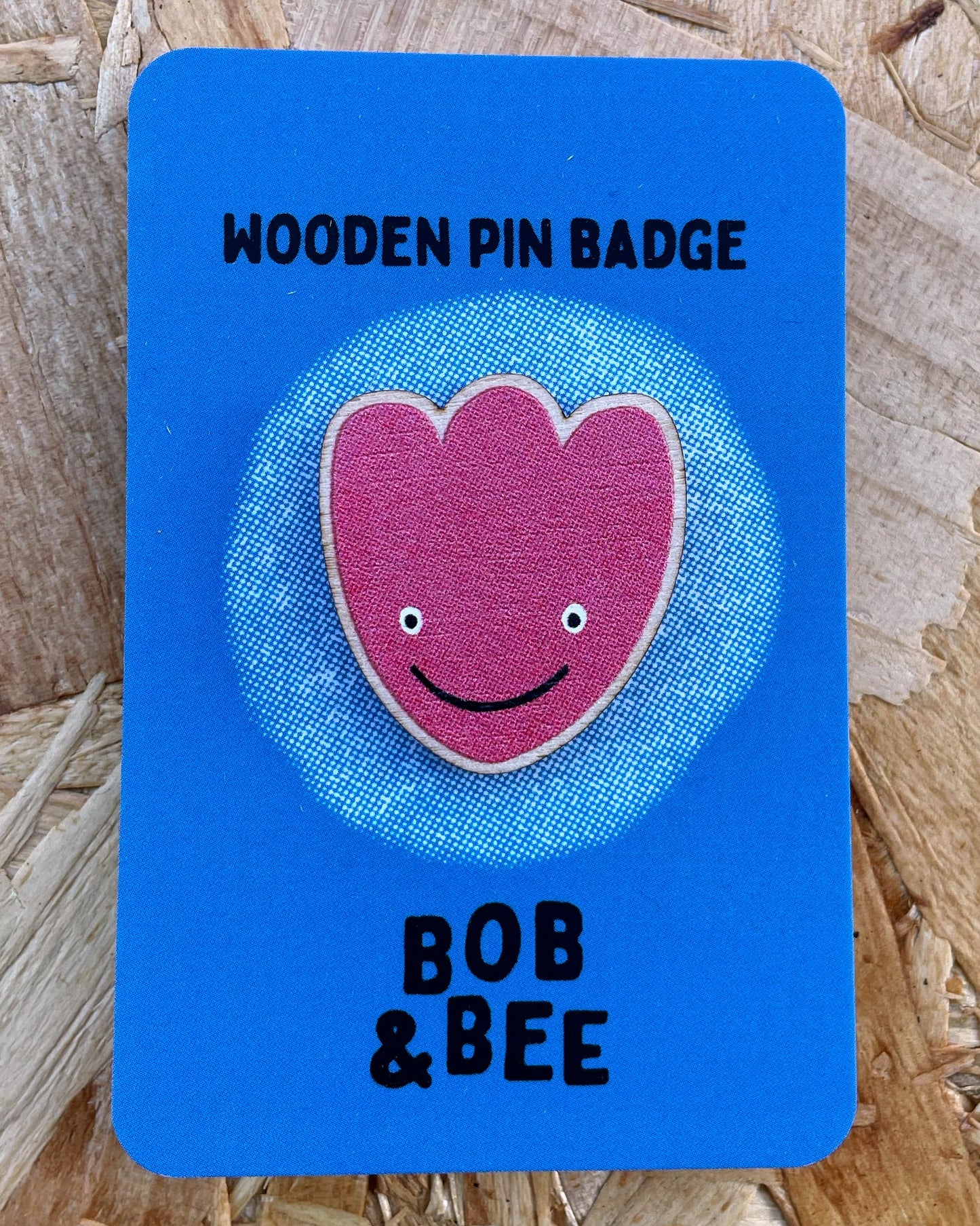 Tulip Wooden Pin Badge