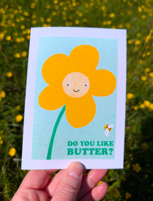 Buttercup Greetings Card