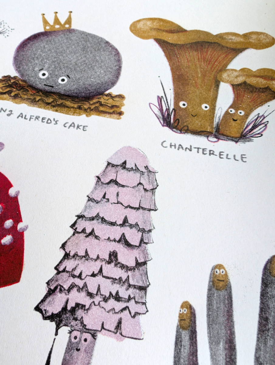 'Fungi i' A3 Risograph Print